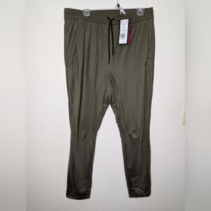 NWT Reebok ID Train Knit Pants Olive Green Size L